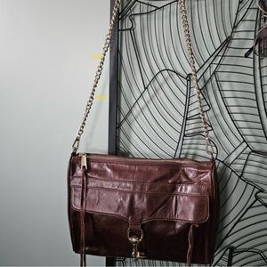 Rebecca Minkoff | XL Chocolate Brown Leather MAC Daddy Shoulder Crossbody Bag